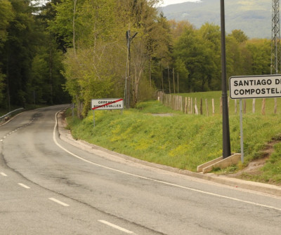 Salida de Roncesvalles hacia Santiago de Compostela