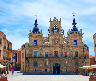 Plaza Mayor de Astorga, en el Camino Francés