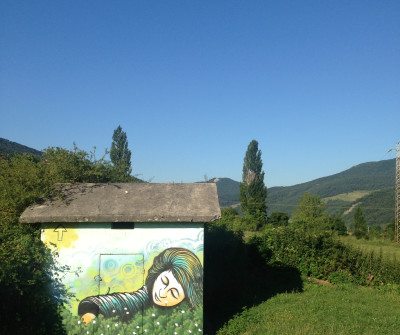 Camino Francés entre Zubiri y Pamplona