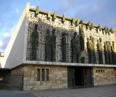 Santuario de la Virgen del Camino, en el Camino Francés