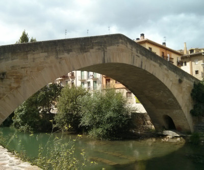 Puente de la cárcel de Estella, en el Camino Francés