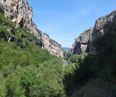 Camino de Santiago a su paso por Foz de Lumbier