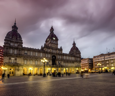 Plaza de María Pita en A Coruna