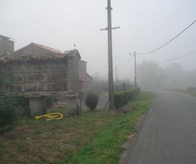 Hórreo en el Camino Inglés