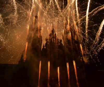 Fuegos por el Apóstol, Santiago de Compostela