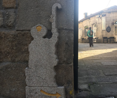 Salida de Tui, primera etapa del Camino Portugués