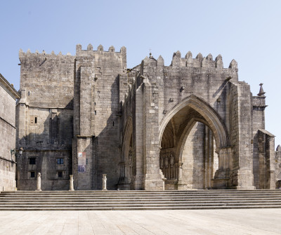 Catedral de Tui en la primera etapa del Camino Portugués
