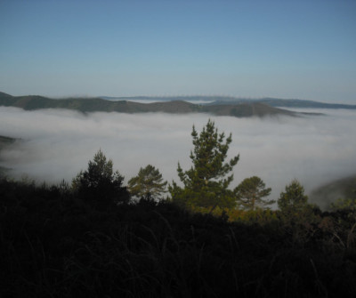 Vistas de Castro durante la peregrinación por el Camino Primitivo