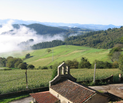 Mirador de Tineo en el Camino Primitivo