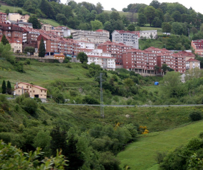 Vistas de Tineo, situado en el Camino Primitivo