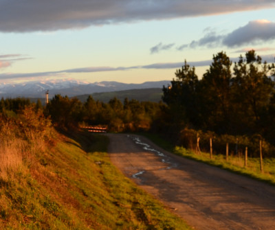 Amanecer en el Camino Primitivo