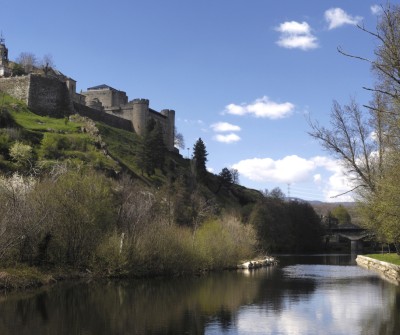 Salida del Camino Sanabrés de Puebla de Sanabria en dirección a Lubián