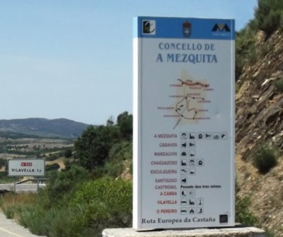 Camino Sanabrés a su paso por A Mezquita