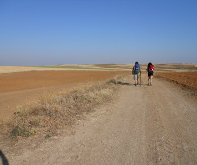 Peregrinos en Calzada de Valdunciel