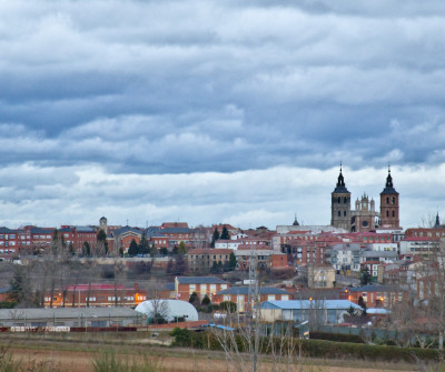 Vistas de Astorga en Vía de la Plata