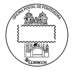 Matasellos oficina postal Pontevedra