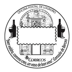 Matasellos turístico Logroño