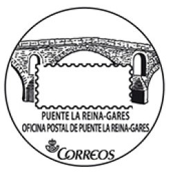 Matasellos turístico Puente la Reina-Gares